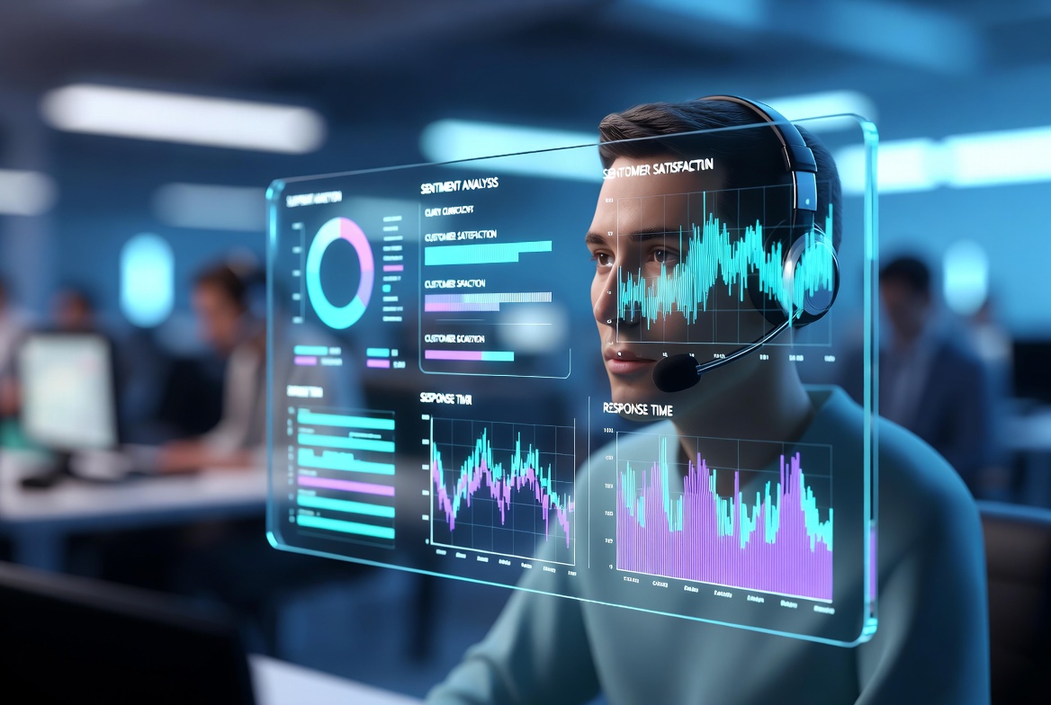 تحلیل احساس تماس با هوش مصنوعی
