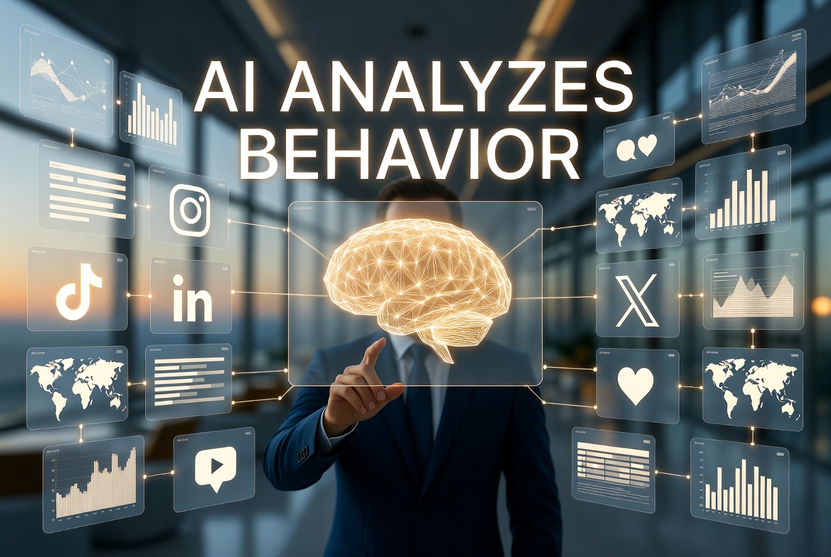 تحلیل رفتار کاربر در شبکه‌های مجازی با کمک هوش مصنوعی